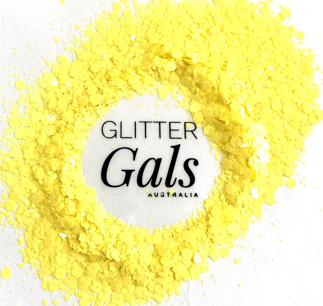 Matte Yellow Chunky Mix