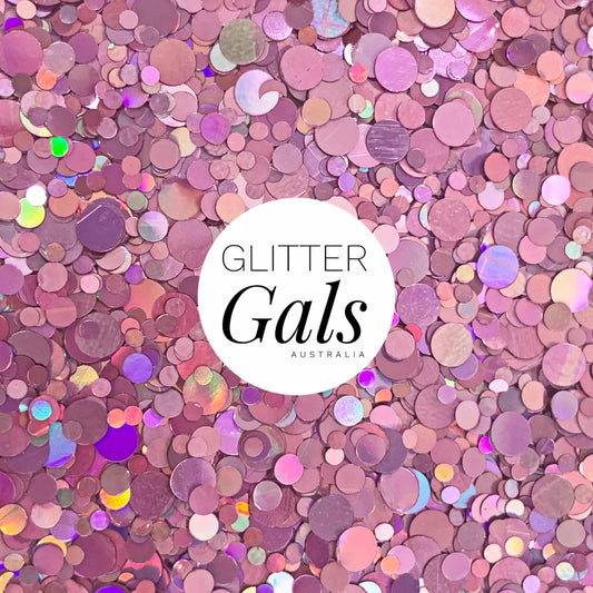 Violet Holo Dots
